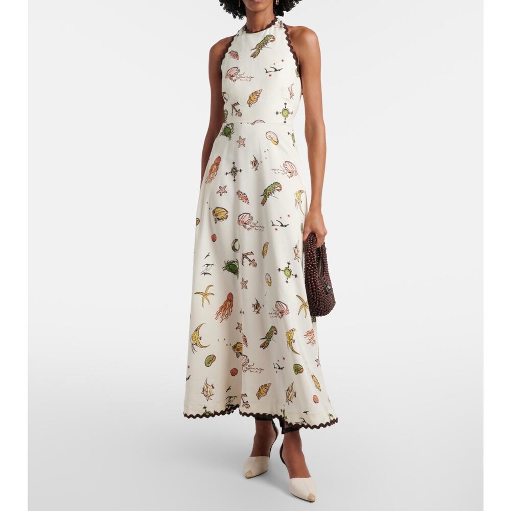 Alemais Printed halterneck maxi dress - Picture 2 of 10